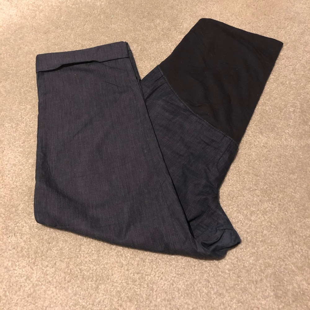 Ann Taylor loft maternity crop pants